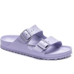 Birkenstock Arizona EVA Slide Sandals 39-Purple Fog narrow fit